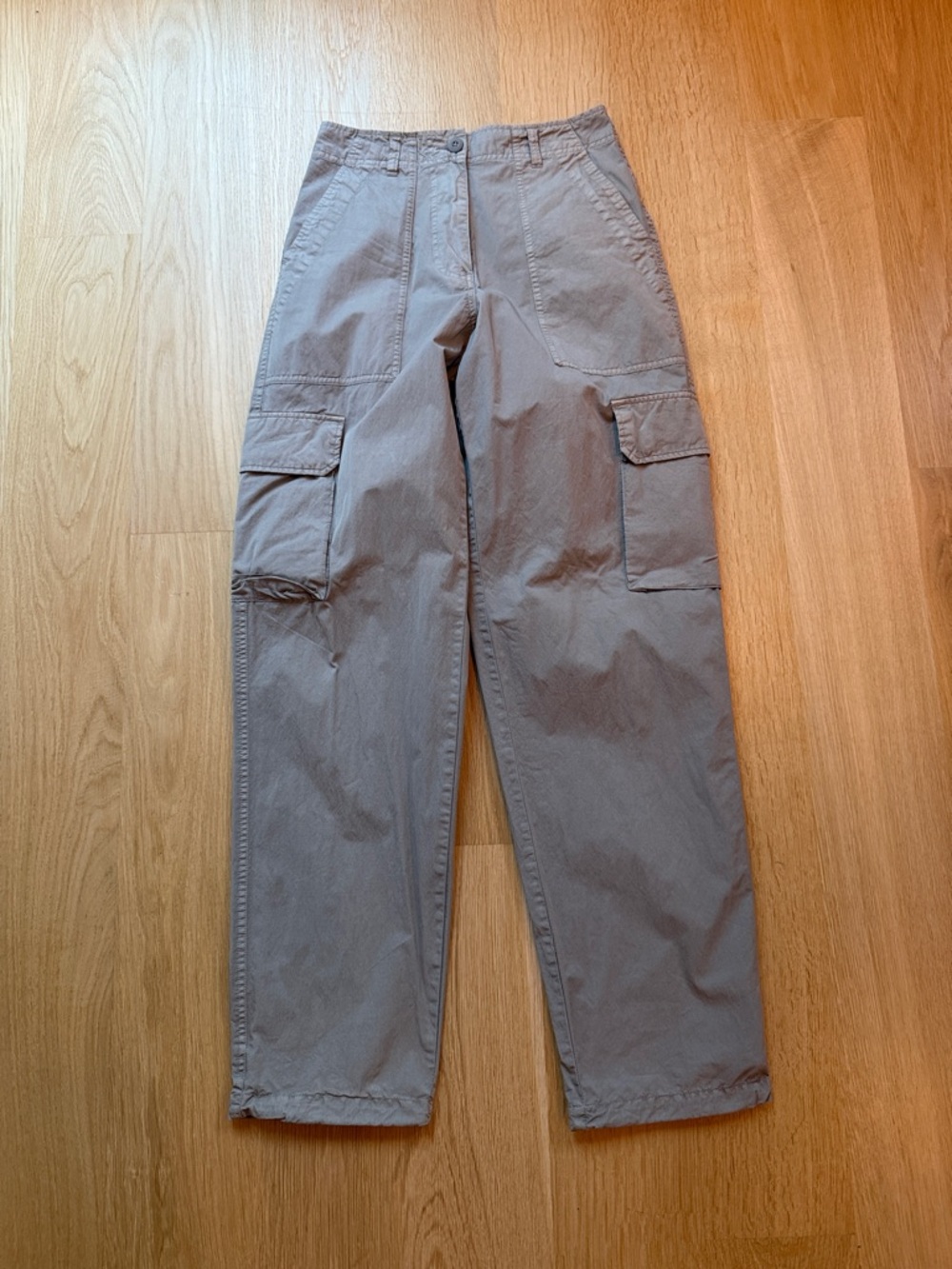 Kith Women Gray Cargo Pants with Utility Pockets